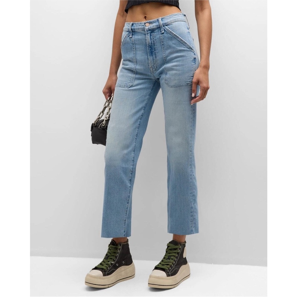 Mother Denim The Patch Rambler Ankle in Norway Dude